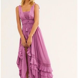 Free People Santa Maria Maxi Dress - Orchid
